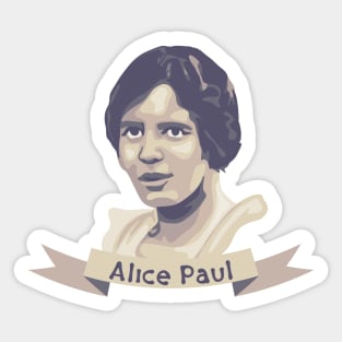 Alice Paul Portrait Sticker
